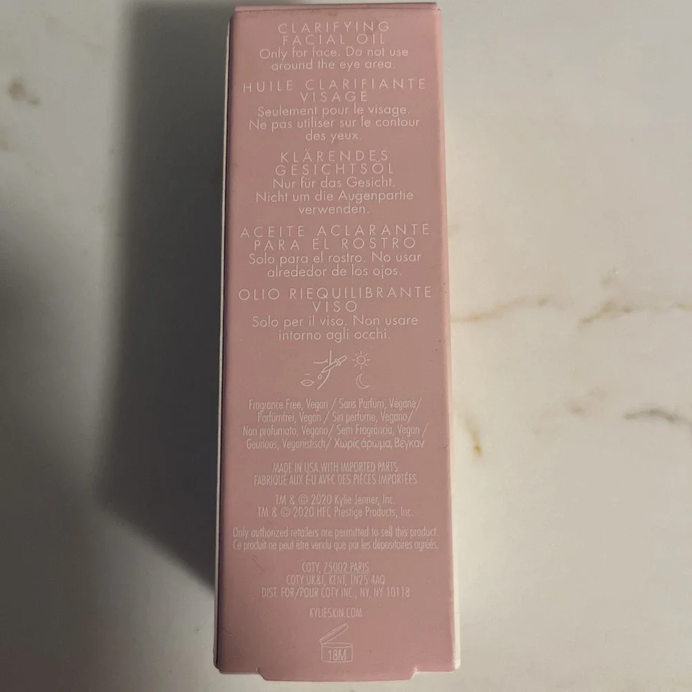 KYLIESKIN‎ by Jenner Clarifying Facial Oil 0.67oz 20ml